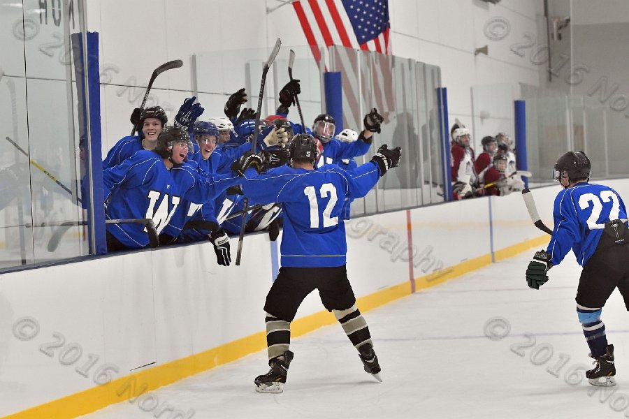 Wheaton College Men\'s Ice Hockey vs Middlesex Community College. - Photo By: KEITH NORDSTROM